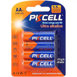 PKCell AA Ultra Alkaline Batteries