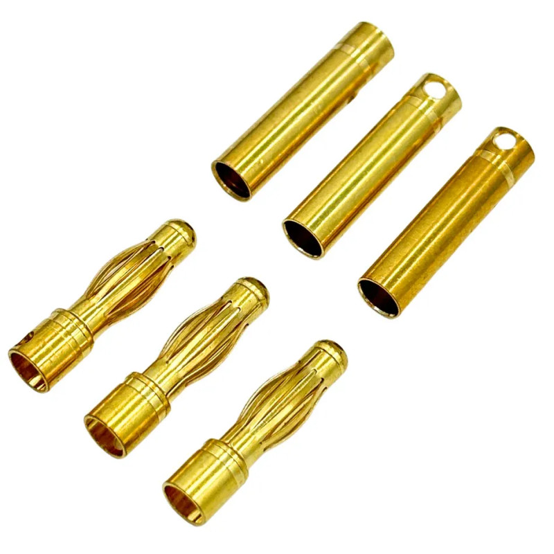 3.5mm Bullet Connectors Set with Heat Shrink 3.5mm Bullet Connectors Set with Heat Shrink