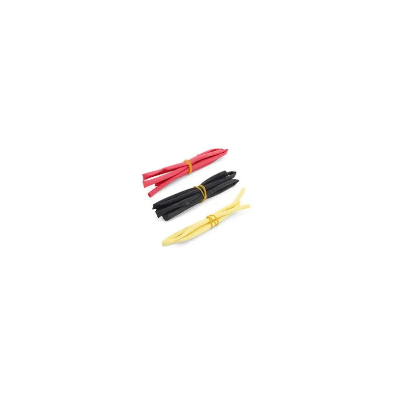 Heat Shrink Tubing 3.0mm – Red, Yellow, Black (0.5m Each) Heat Shrink Tubing 3.0mm – Red, Yellow, Black (0.5m Each)