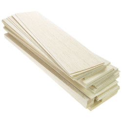 Balsa Wood Sheet 1000mm x 100mm x 20mm
