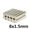 Neodymium Premium Magnets N35 NdFeB 8x1.5mm