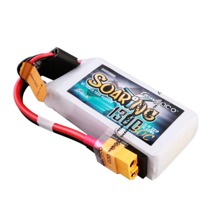 Gensace 1300mAh 3S 11.1V 30C Soaring LiPo Battery